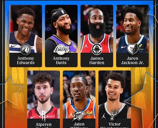 西部全明星首发阵容公布 西部全明星首发阵容公布